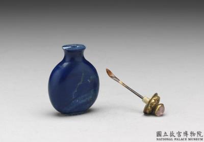 图片[2]-Lapis lazuli snuff bottle, Qing dynasty, 18th century-China Archive